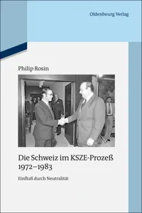 Die Schweiz im KSZE-Prozeß 1972-1983_cover