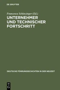 Unternehmer und technischer Fortschritt_cover