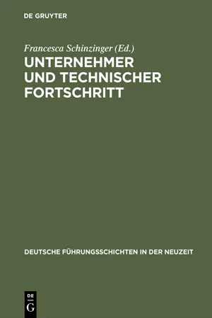 Unternehmer und technischer Fortschritt