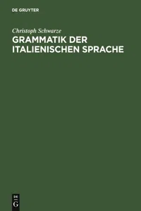 Grammatik der italienischen Sprache_cover