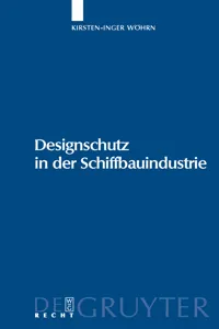 Designschutz in der Schiffbauindustrie_cover