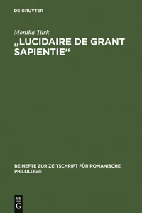 "Lucidaire de grant sapientie"_cover