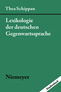 Lexikologie der deutschen Gegenwartssprache_cover