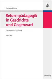 Reformpädagogik in Geschichte und Gegenwart_cover