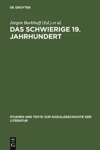 Das schwierige 19. Jahrhundert_cover