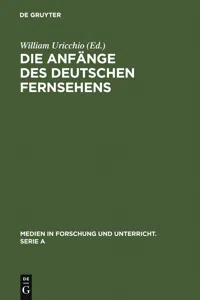 Die Anfänge des Deutschen Fernsehens_cover