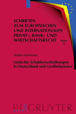 Gedeckte Schuldverschreibungen in Deutschland und Großbritannien