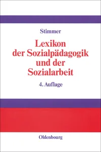 Lexikon der Sozialpädagogik und der Sozialarbeit_cover