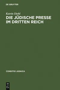 Die jüdische Presse im Dritten Reich_cover