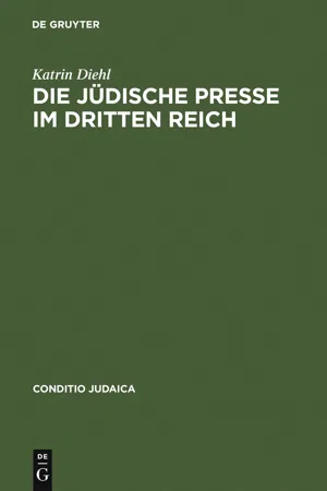 Die jüdische Presse im Dritten Reich