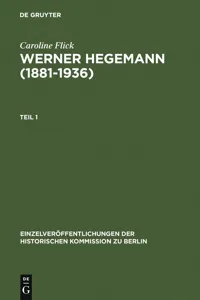 Werner Hegemann_cover