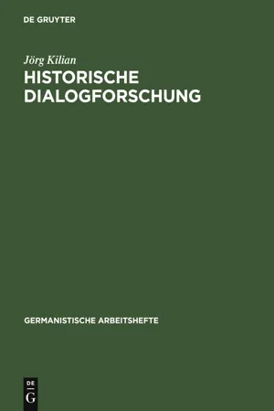 Historische Dialogforschung