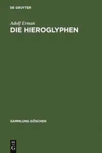 Die Hieroglyphen_cover