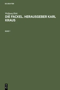 Die Fackel. Herausgeber Karl Kraus_cover