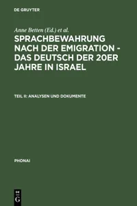 Analysen und Dokumente_cover