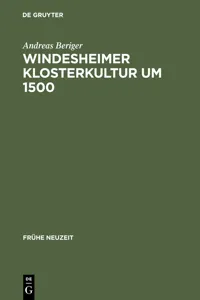 Windesheimer Klosterkultur um 1500_cover