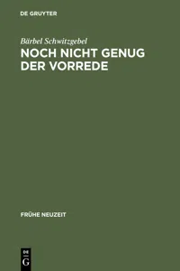 Noch nicht genug der Vorrede_cover