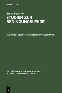 Studien zur Bedingungslehre_cover