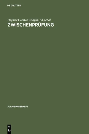 Zwischenprüfung