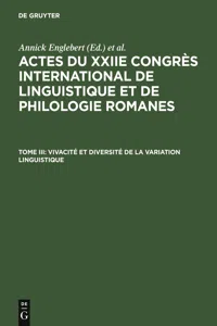 Vivacité et diversité de la variation linguistique_cover