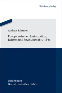 Europa zwischen Restauration, Reform und Revolution 1815-1850_cover