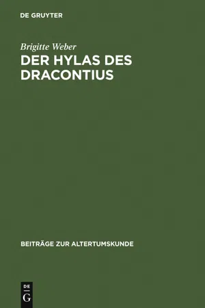 Der Hylas des Dracontius