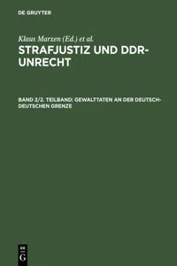 Gewalttaten an der deutsch-deutschen Grenze_cover