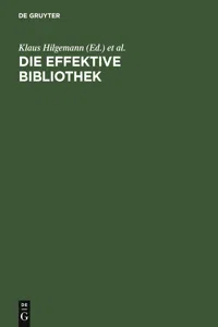 Die effektive Bibliothek_cover