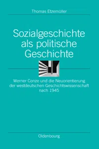 Sozialgeschichte als politische Geschichte_cover