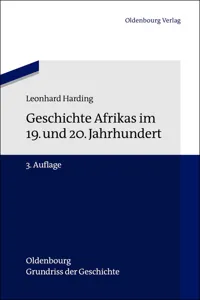 Geschichte Afrikas im 19. und 20. Jahrhundert_cover