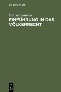 Einführung in das Völkerrecht_cover