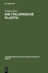 Die italienische Plastik_cover