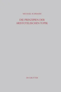 Die Prinzipien der Aristotelischen Topik_cover