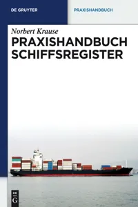 Praxishandbuch Schiffsregister_cover