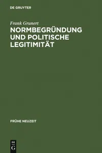 Normbegründung und politische Legitimität_cover