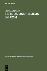 Petrus und Paulus in Rom_cover