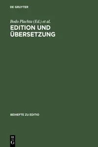 Edition und Übersetzung_cover