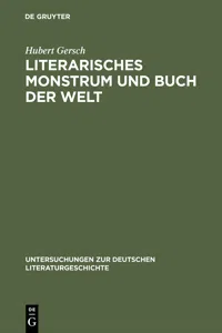 Literarisches Monstrum und Buch der Welt_cover