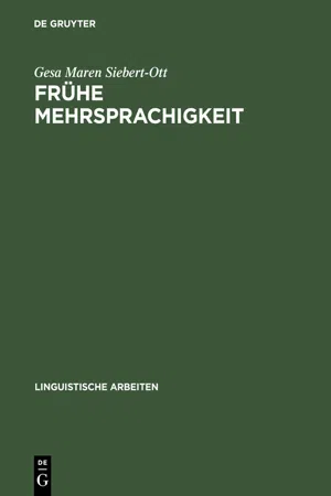 Frühe Mehrsprachigkeit