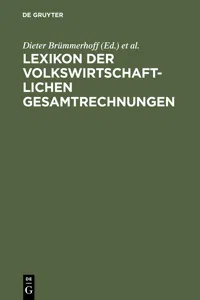 Lexikon der Volkswirtschaftlichen Gesamtrechnungen_cover