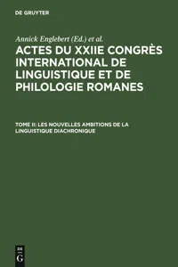 Les nouvelles ambitions de la linguistique diachronique_cover