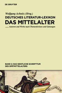 Das geistliche Schrifttum des Spätmittelalters_cover