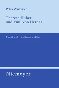 Therese Huber und Emil von Herder_cover