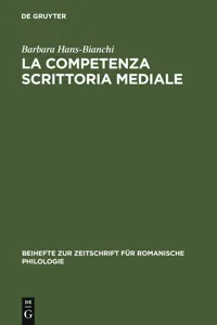 La competenza scrittoria mediale_cover