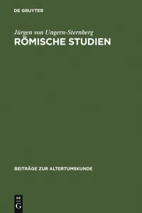 Römische Studien_cover