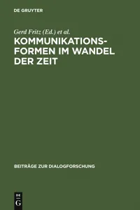 Kommunikationsformen im Wandel der Zeit_cover