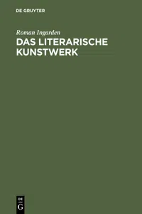 Das literarische Kunstwerk_cover