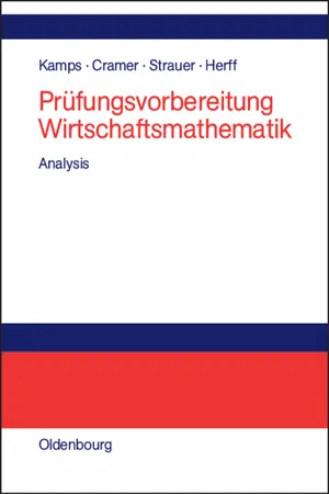 Prüfungsvorbereitung Wirtschaftsmathematik