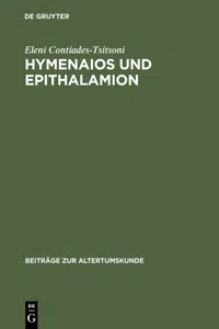 Hymenaios und Epithalamion_cover