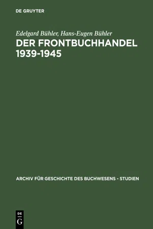 Der Frontbuchhandel 1939-1945